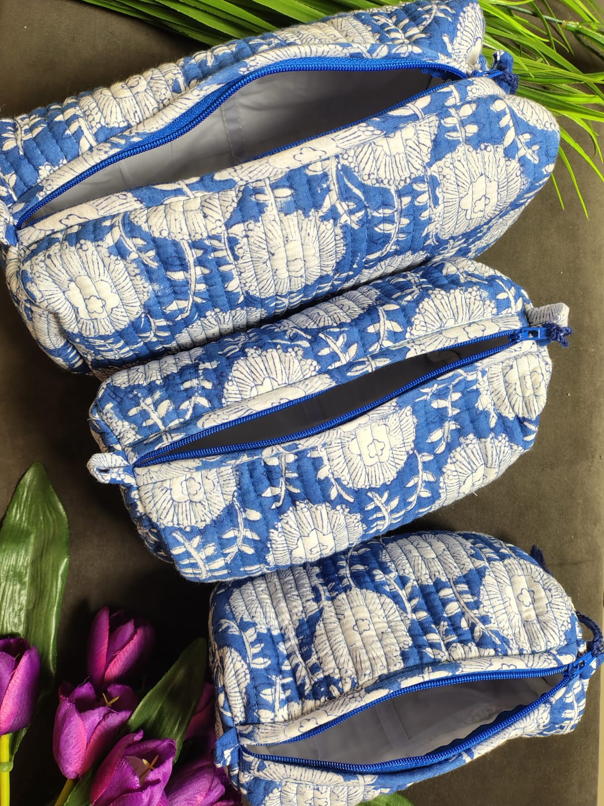 Set of Three Multipurpose Toiletry Bags
