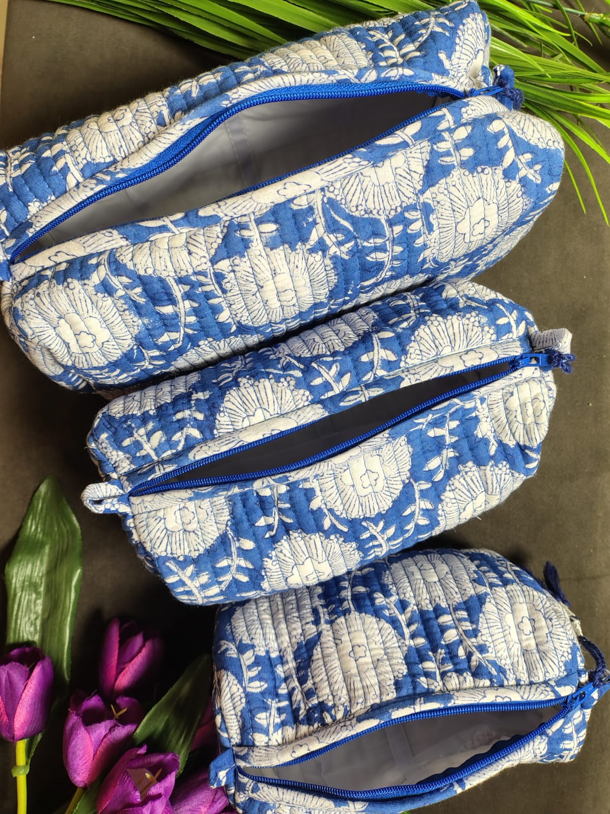 Set of Three Multipurpose Toiletry Bags