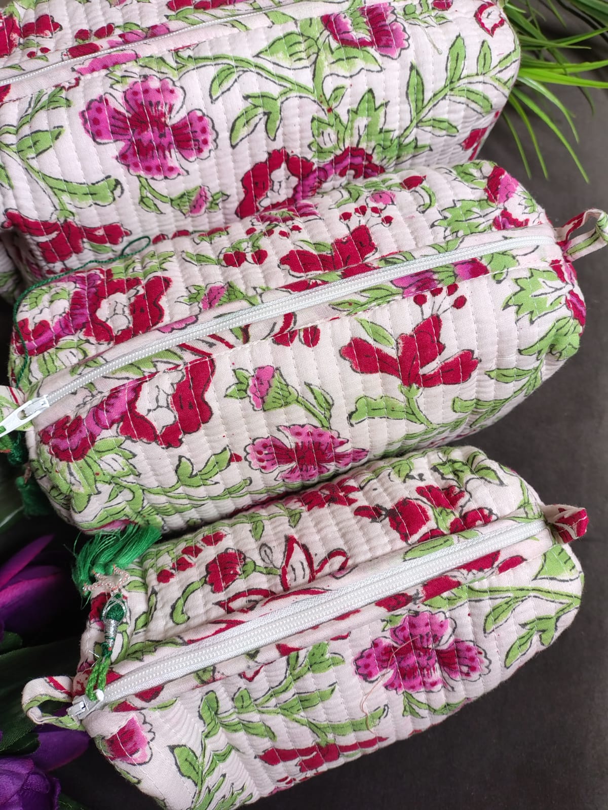 Set of Three Multipurpose Toiletry Bags