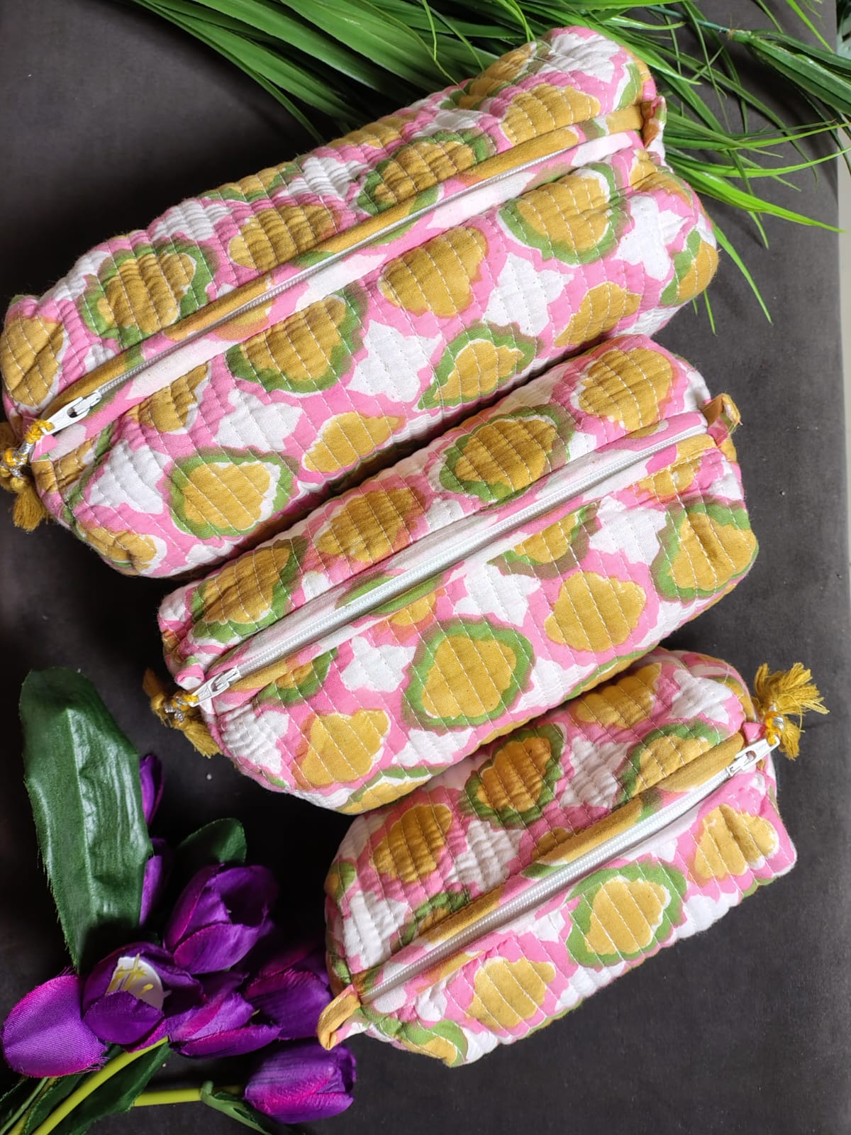 Set of Three Multipurpose Toiletry Bags