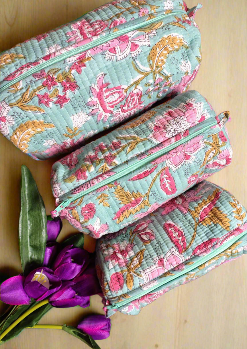 Set of Three Multipurpose Toiletry Bags