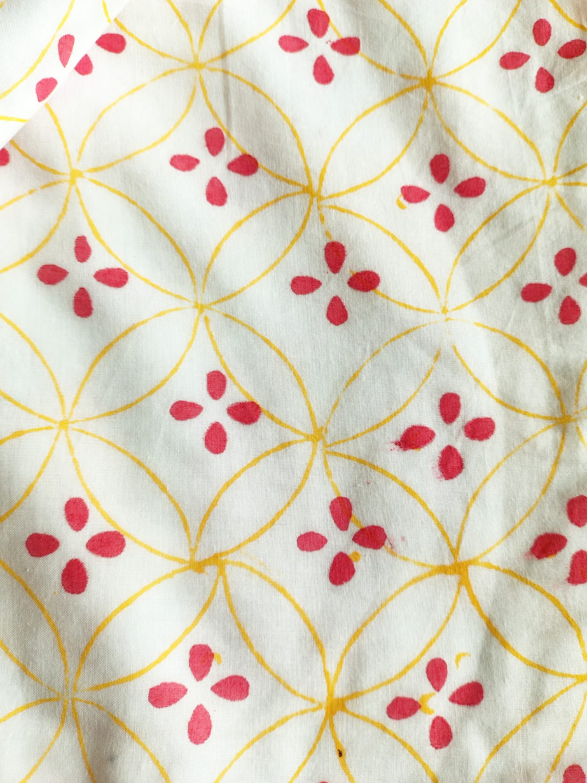 Bird Print Kids Hand Block Reversible Dohar