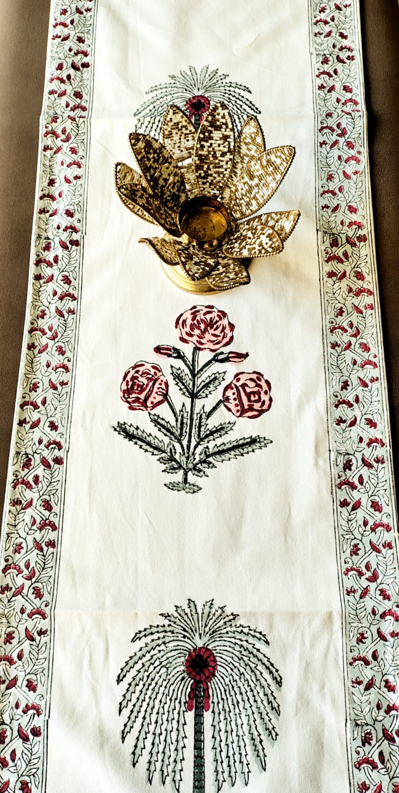 BlockPrint Table Runner