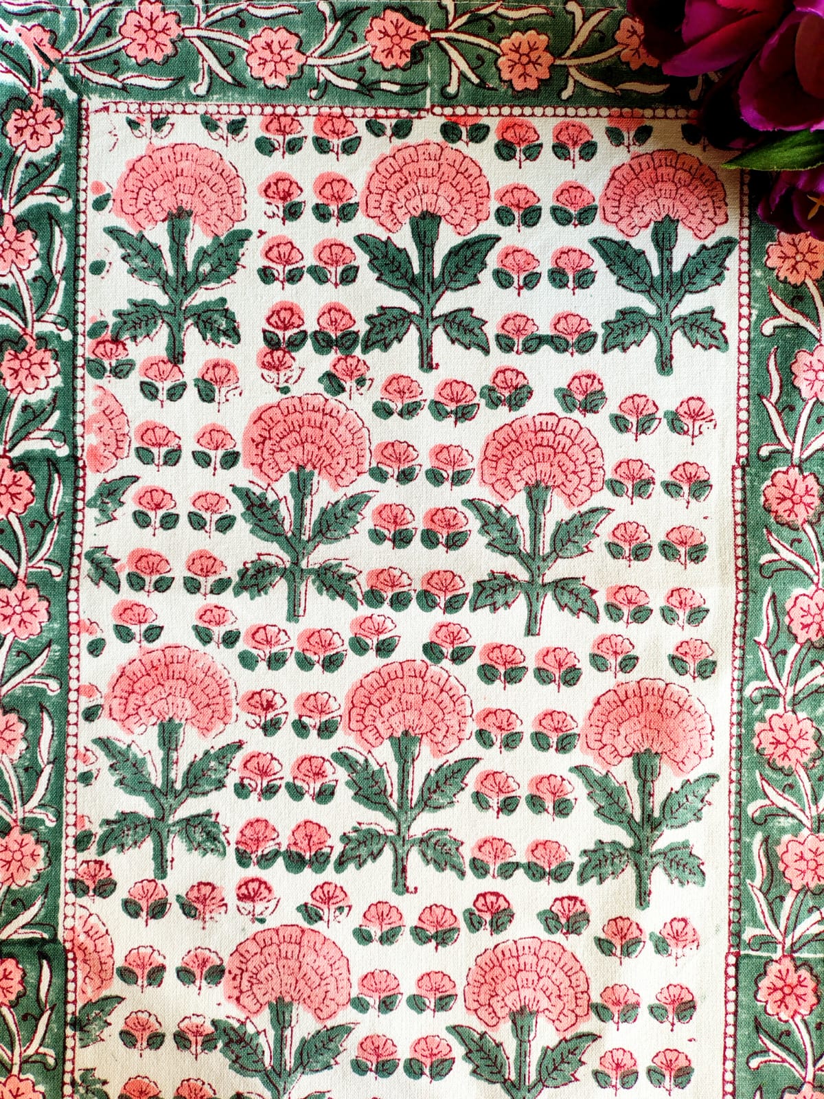 BlockPrint Table Runner