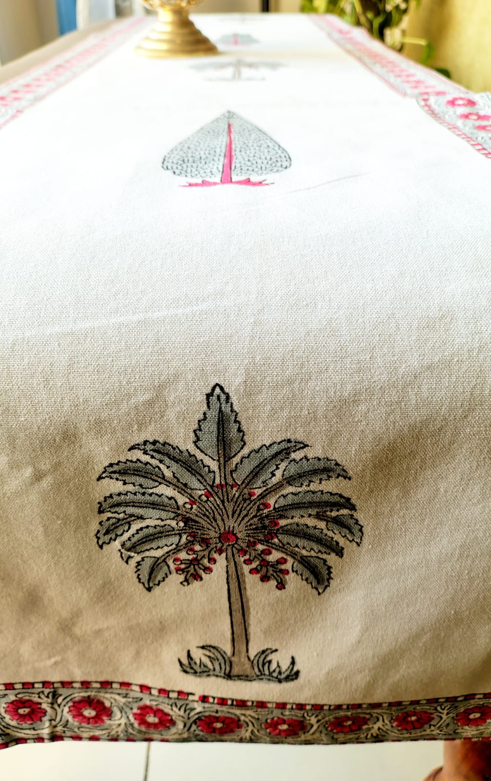 BlockPrint Table Runner