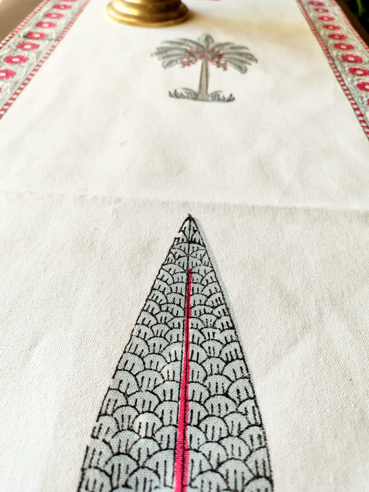 BlockPrint Table Runner