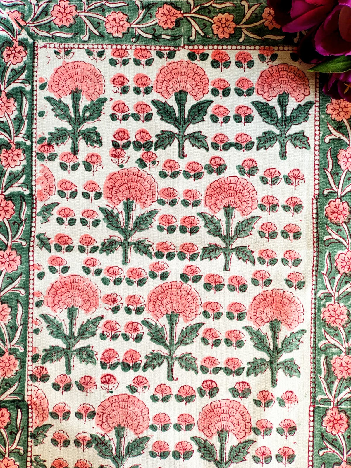 BlockPrint Table Runner