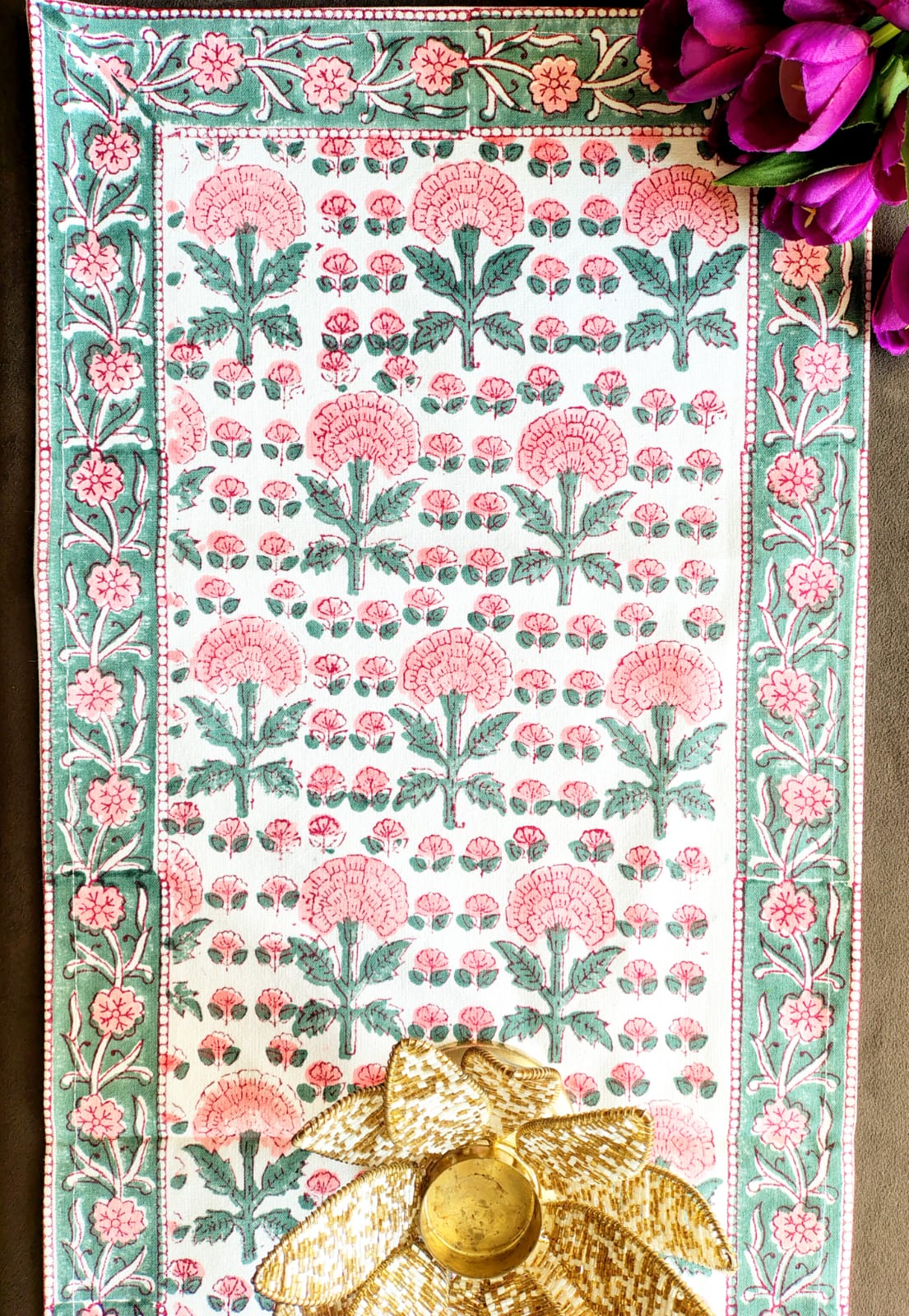 BlockPrint Table Runner