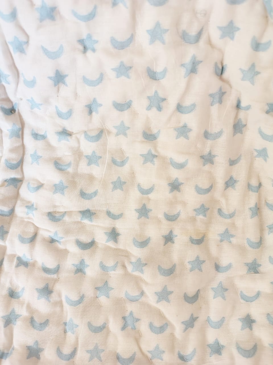 Car Print Kids Hand Block Reversible Quilt