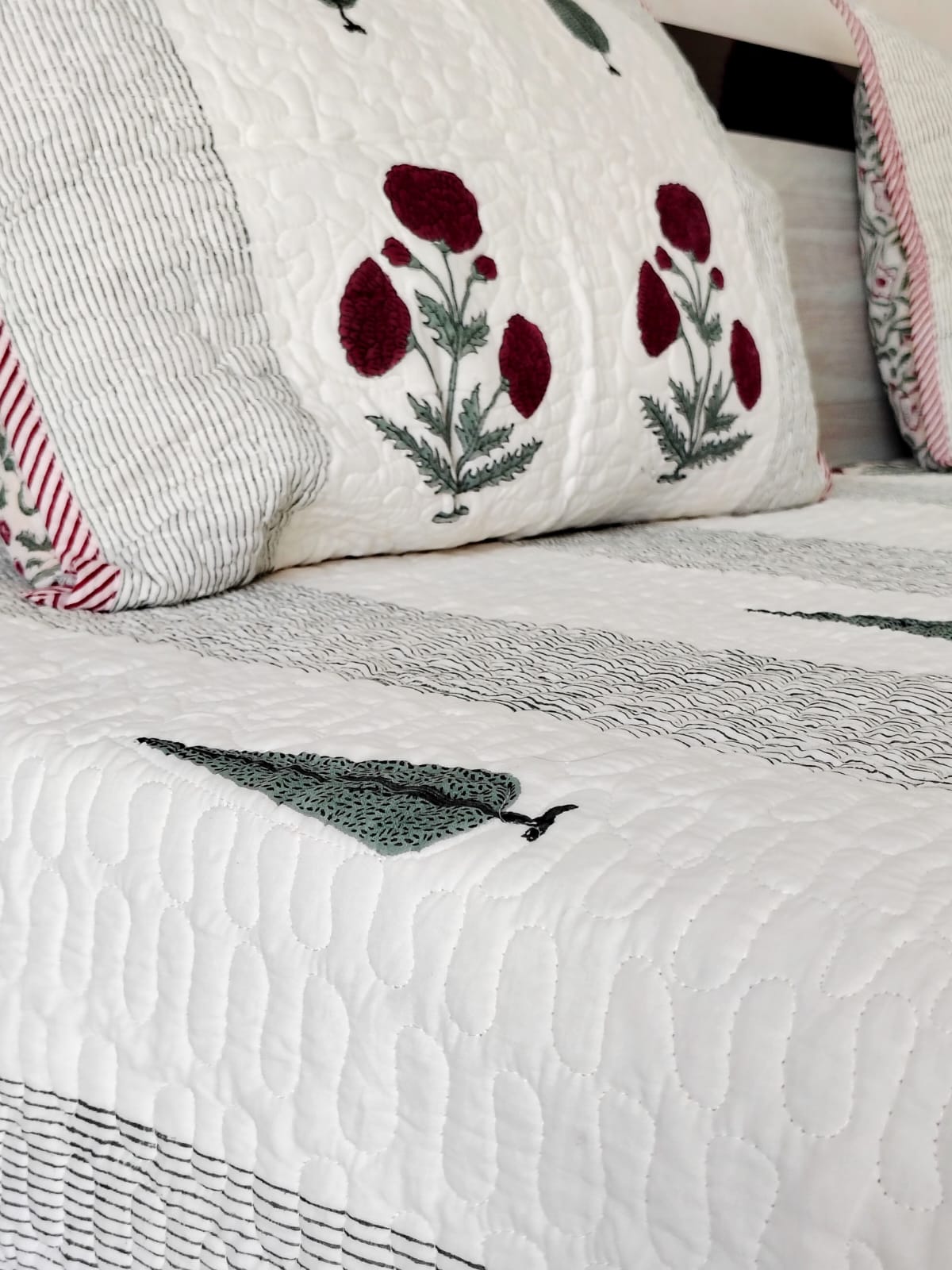 Pearl Quilted Bedcover Set