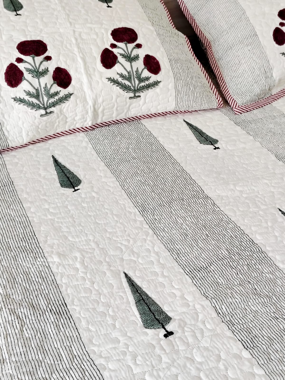 Pearl Quilted Bedcover Set