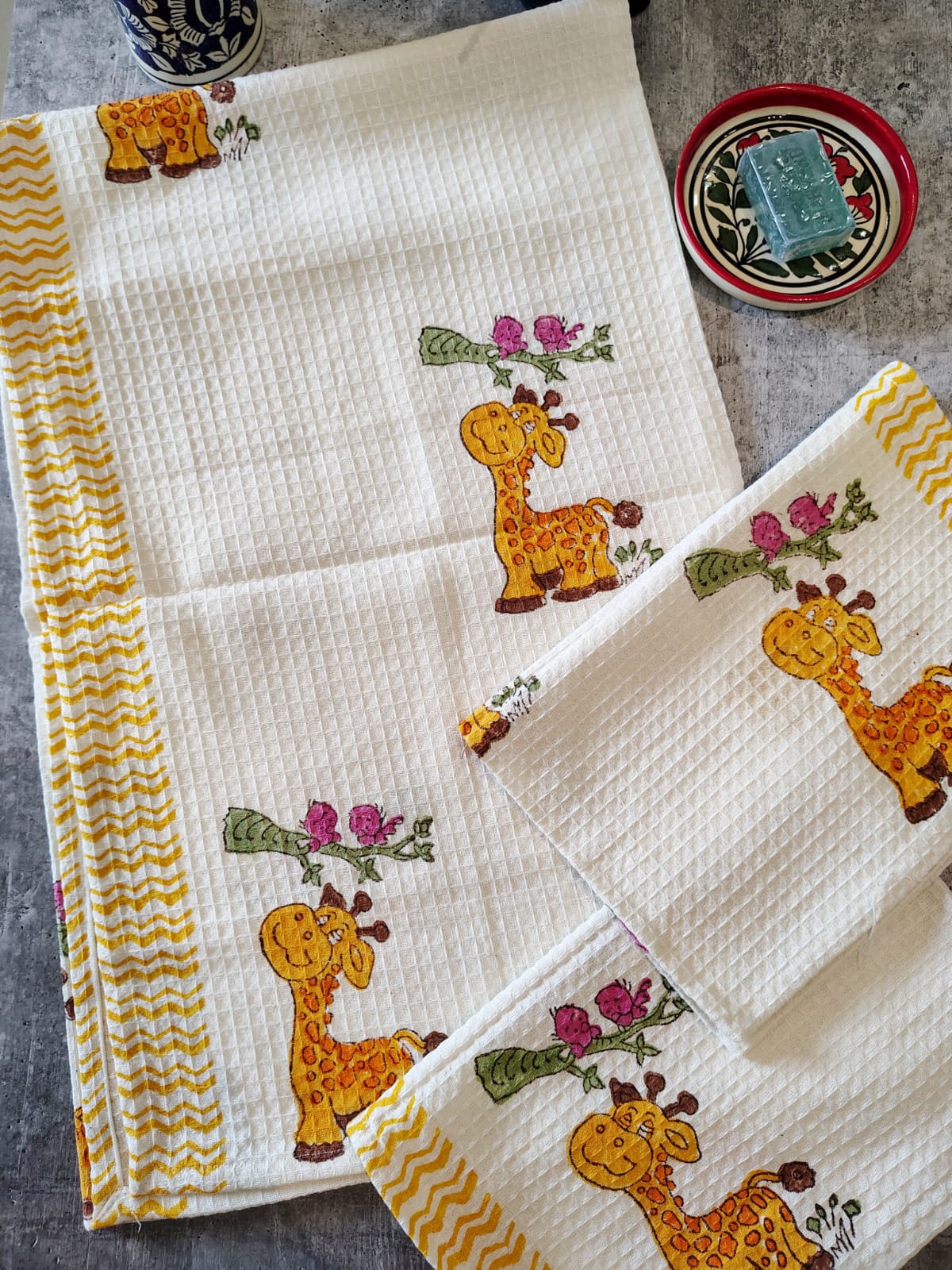 Handblocked Hand Towel