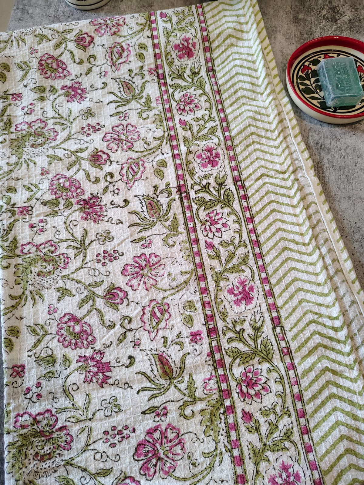 Handblocked Hand Towel