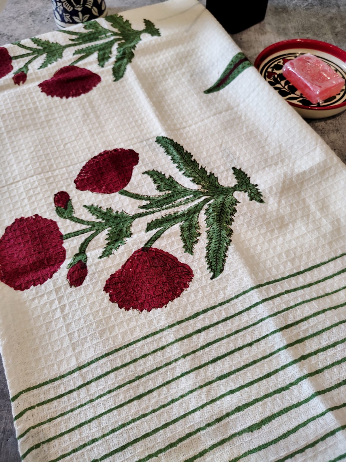 Handblocked Bath Towel