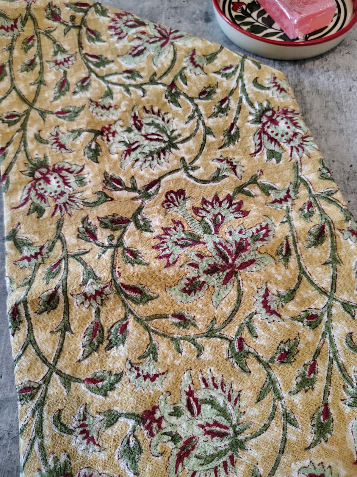 Handblocked Bath Towel