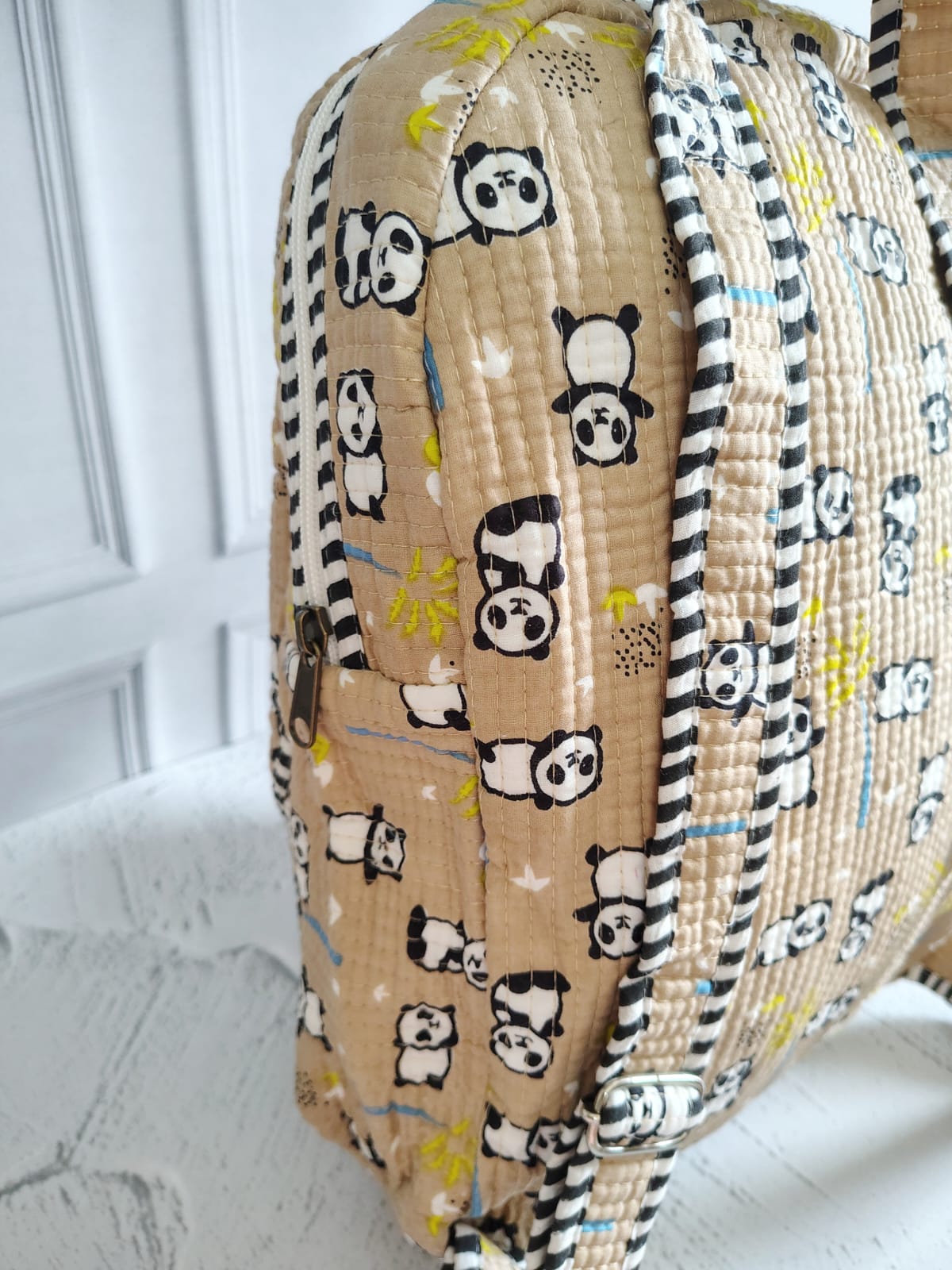 Hand Block Printed Backpack