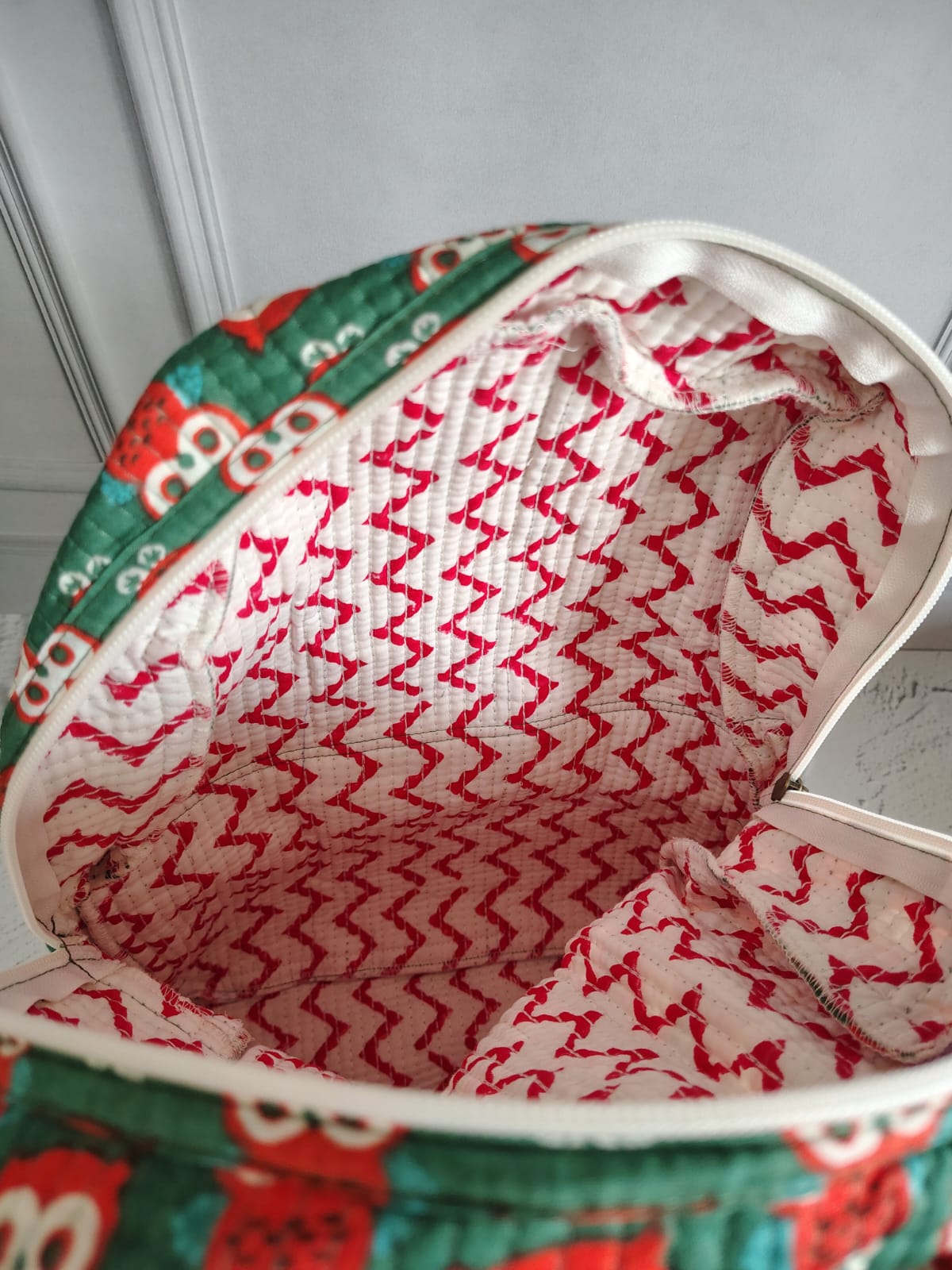 Hand Block Printed Backpack