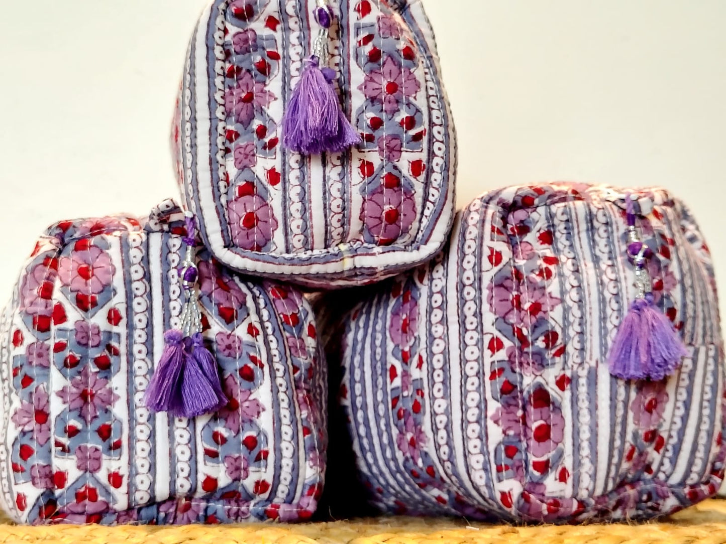 Set of Three Multipurpose Toiletry Bags