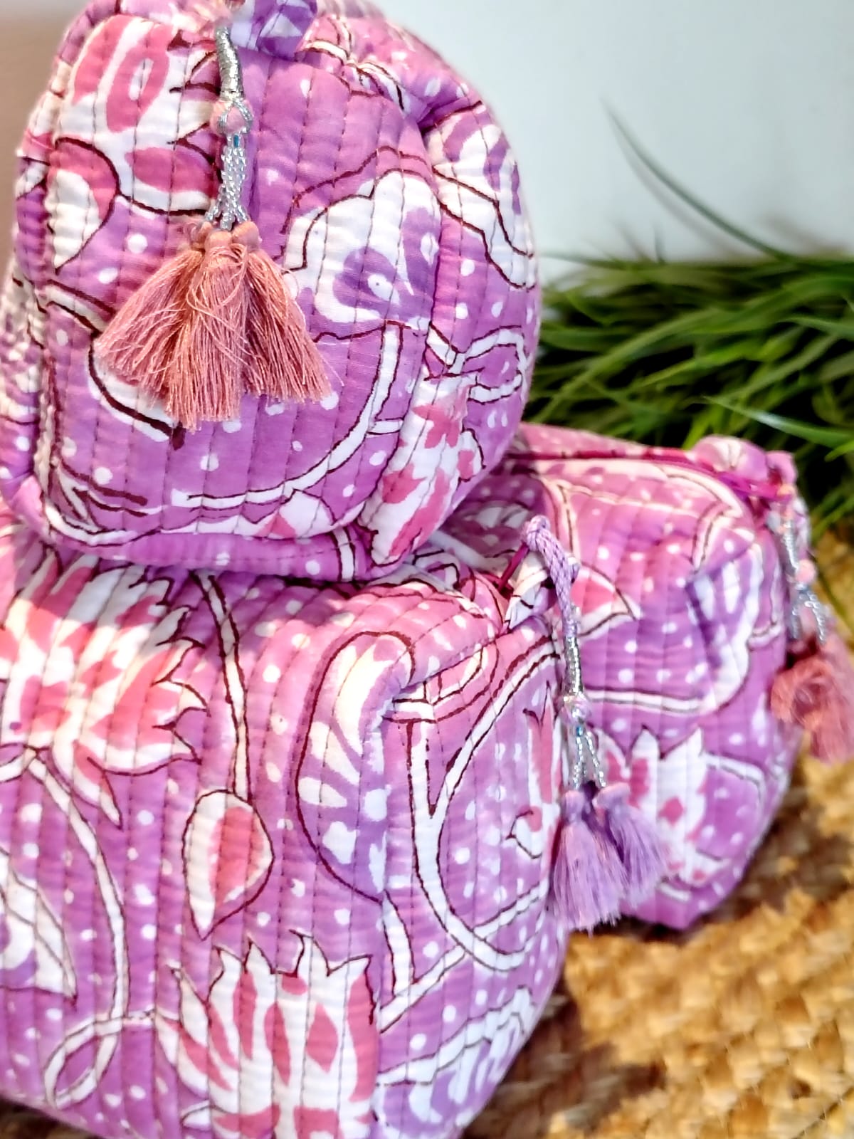 Set of Three Multipurpose Toiletry Bags