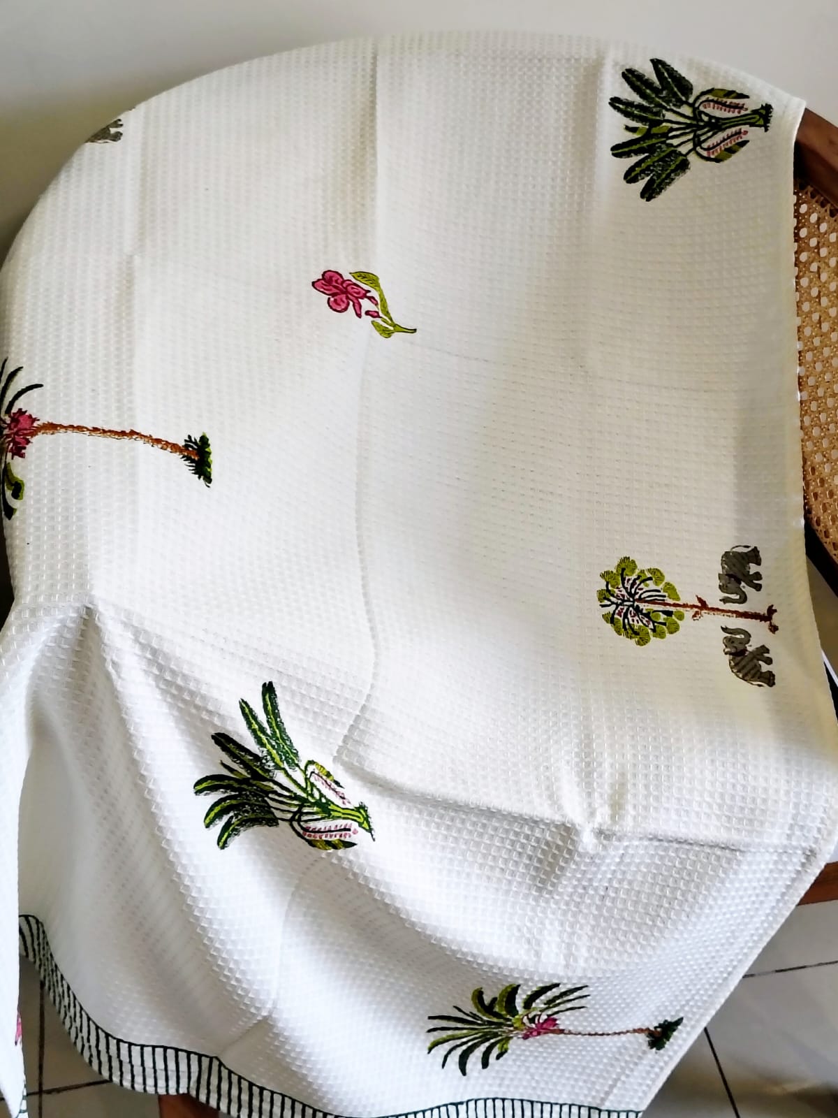Handblocked Bath Towel