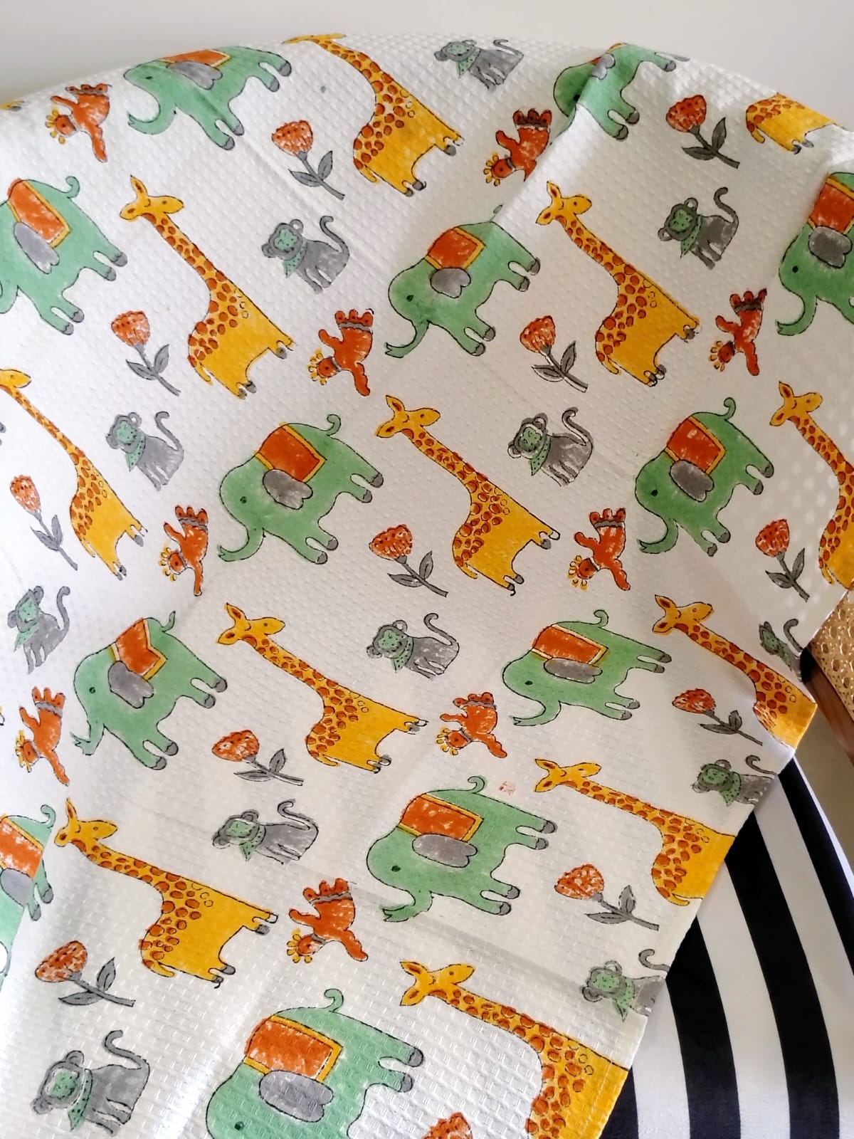 Handblocked Bath Towel