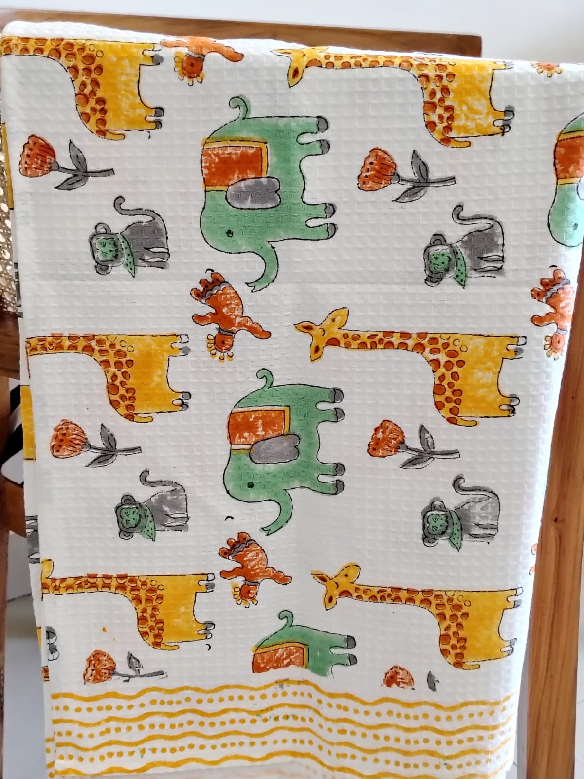 Handblocked Bath Towel
