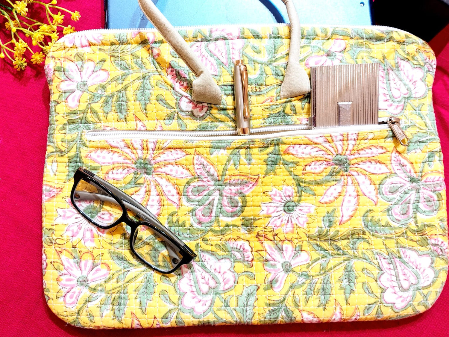 Hand Block Laptop Sleeve/ Cover- 16 inch