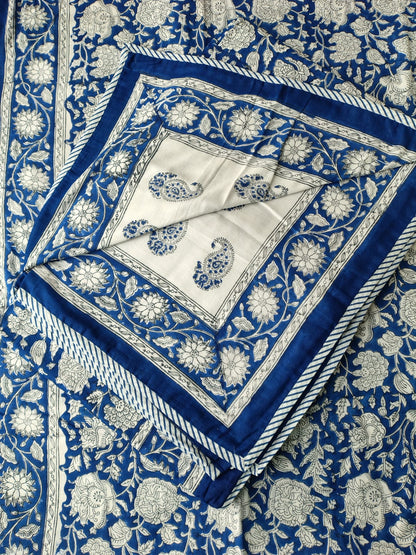 Neel Kamal Matching Bedsheet & Dohar Set