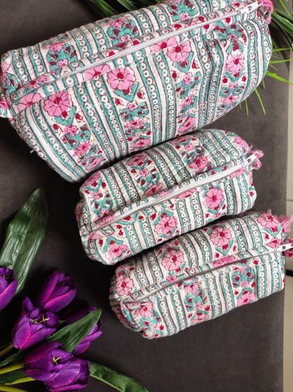 Set of Three Multipurpose Toiletry Bags