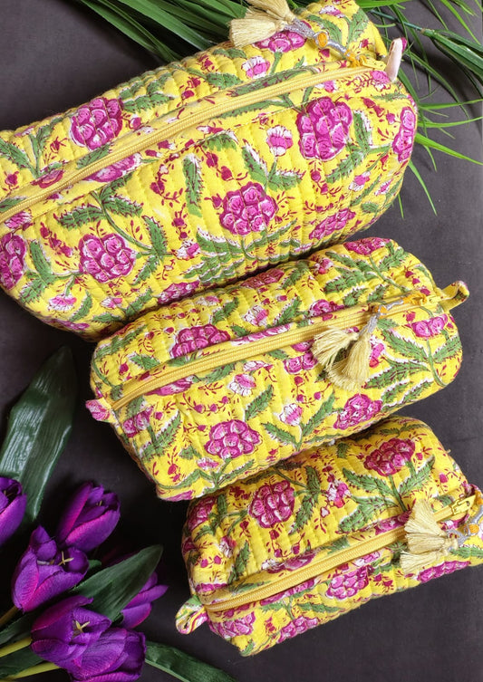 Set of Three Multipurpose Toiletry Bags