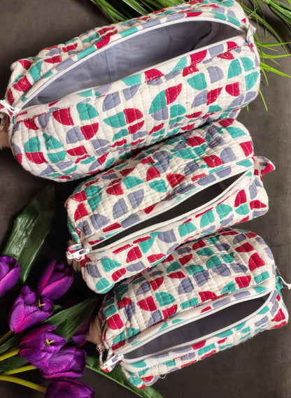 Set of Three Multipurpose Toiletry Bags