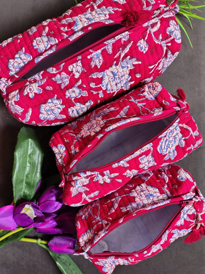 Set of Three Multipurpose Toiletry Bags