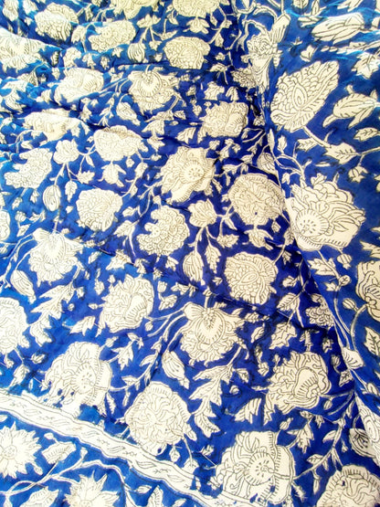 Neel Kamal Hand Block Reversible Double Bed Quilt