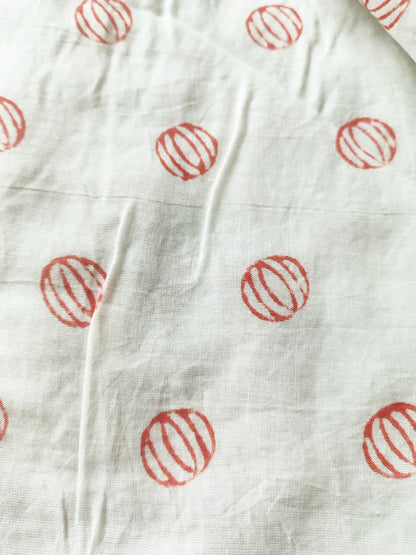 Lion Print Kids Hand Block Reversible Dohar