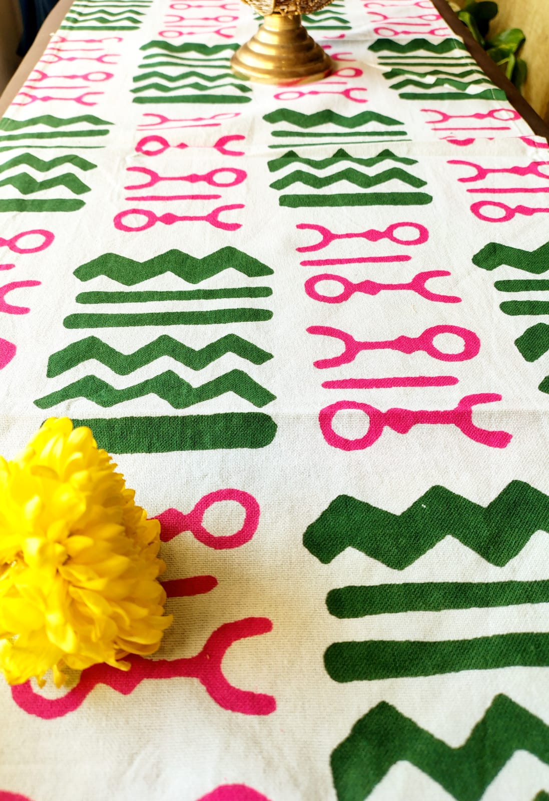 BlockPrint Table Runner