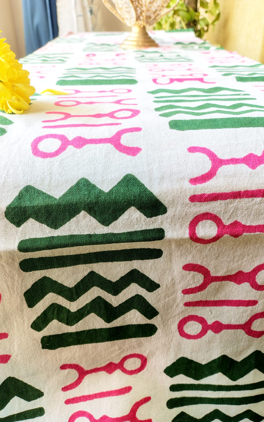 BlockPrint Table Runner