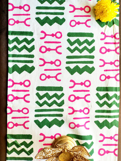 BlockPrint Table Runner