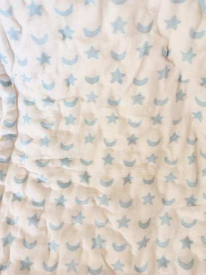 Car Print Kids Hand Block Reversible Quilt
