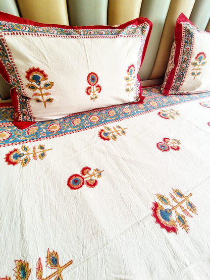 Begum Kamal Matching Bedsheet & Dohar Set