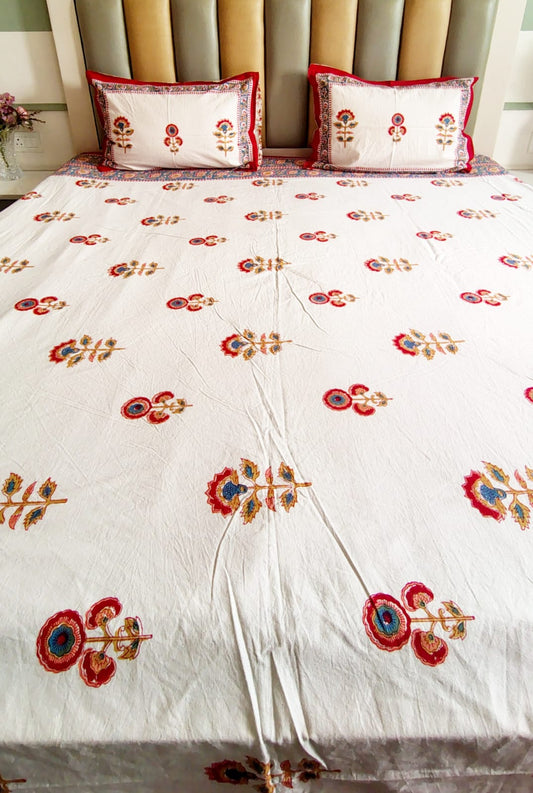 Begum Kamal Matching Bedsheet & Dohar Set