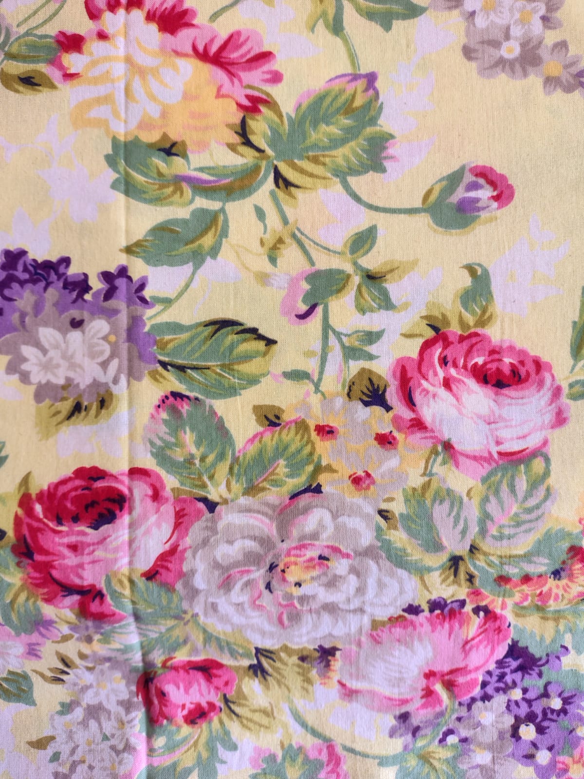 Pink Floral Traditional Printed Bedsheet with Two Reversible Pillow Covers
