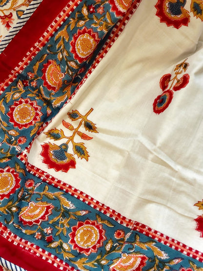 Begum Kamal Matching Bedsheet & Dohar Set