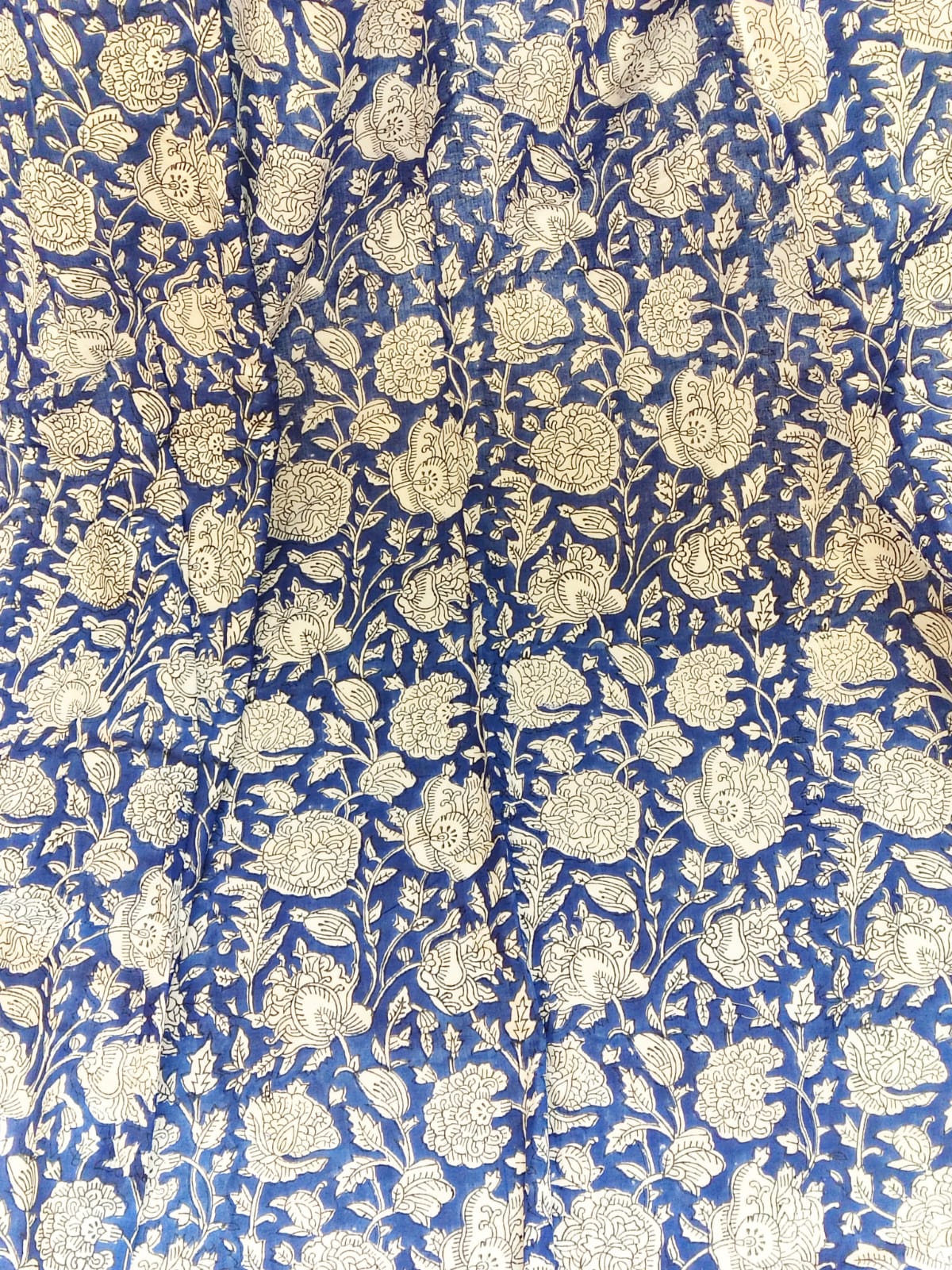 Neel Kamal Hand Block Reversible Dohar