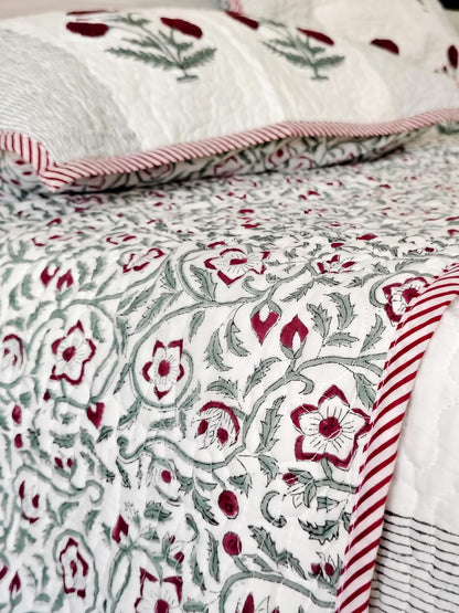 Pearl Quilted Bedcover Set