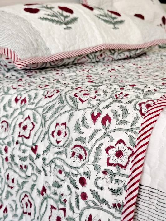 Pearl Quilted Bedcover Set