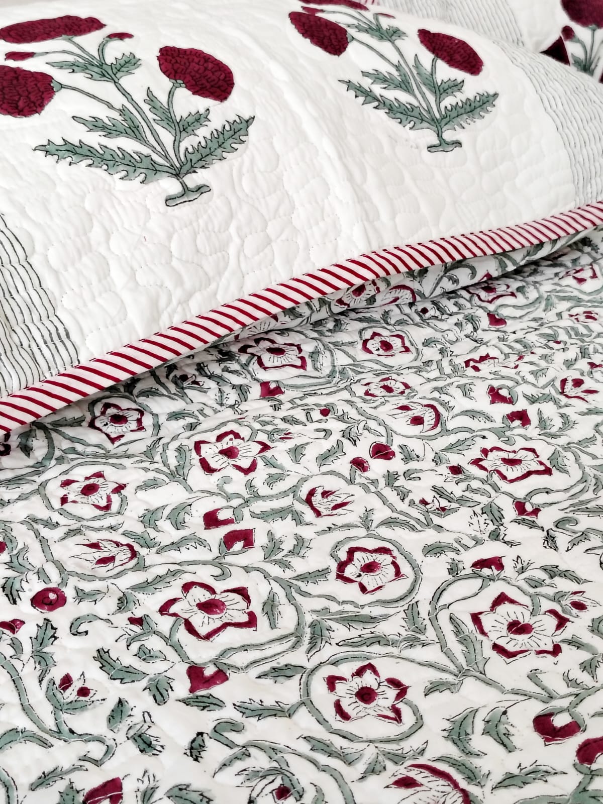 Pearl Quilted Bedcover Set