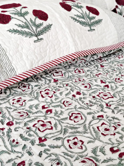 Pearl Quilted Bedcover Set