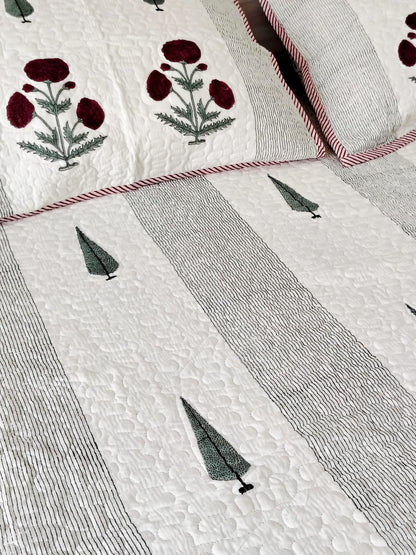 Pearl Quilted Bedcover Set