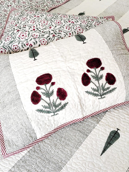 Pearl Quilted Bedcover Set