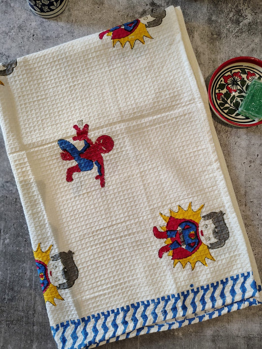 Handblocked Bath Towel
